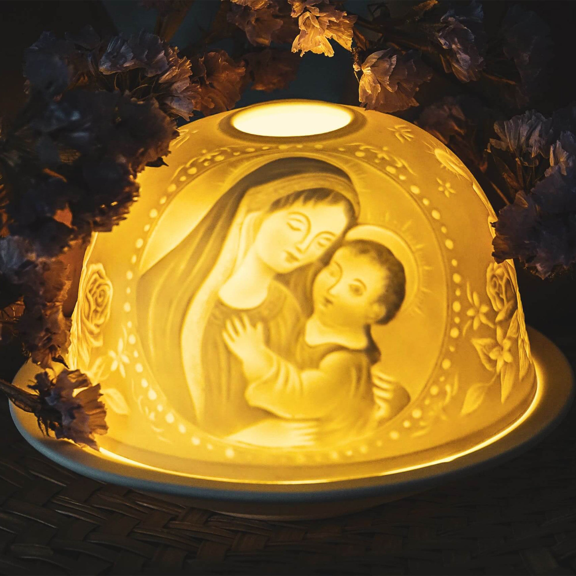 Photophore Vierge à l'enfant