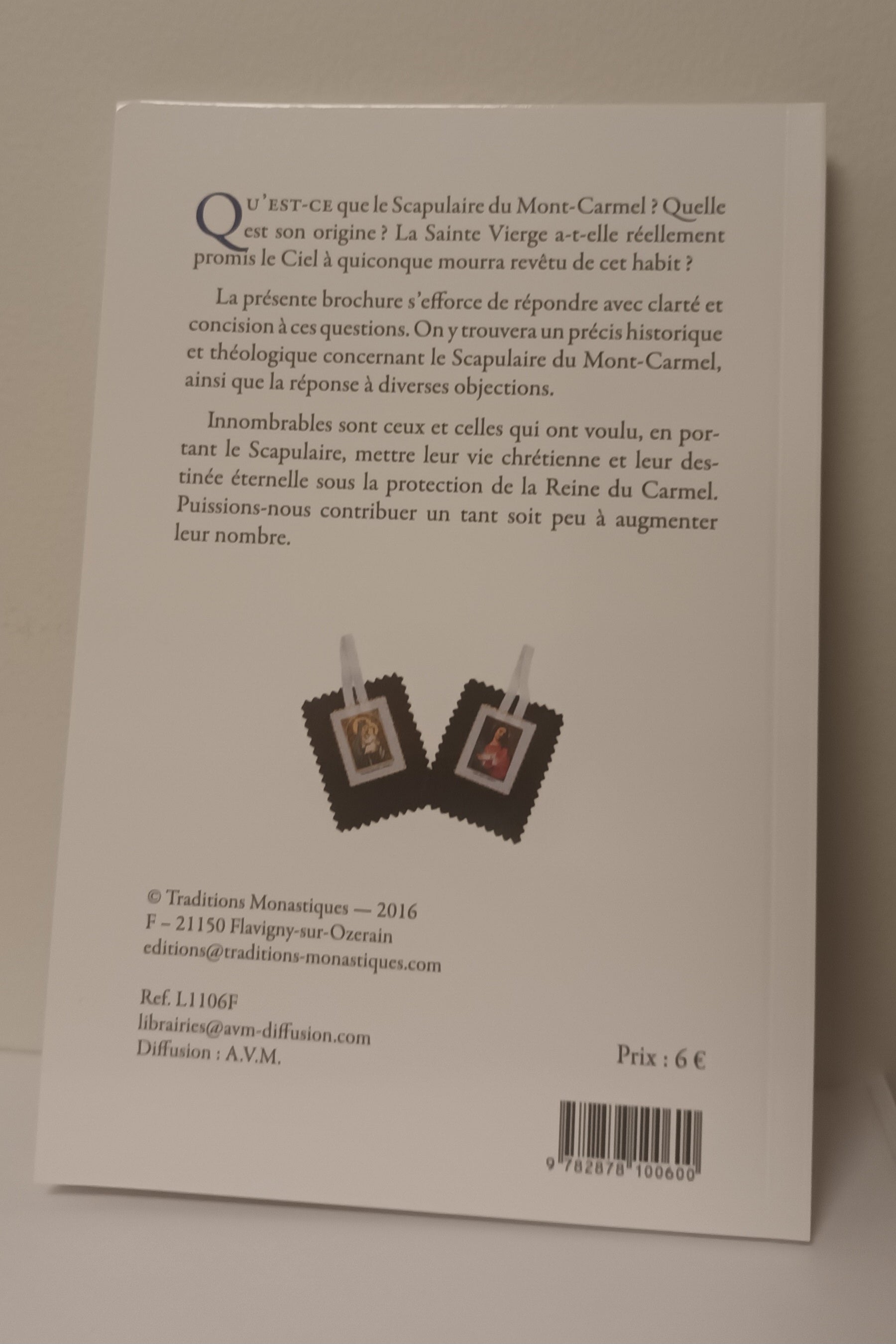 Le scapulaire du Mont-Carmel