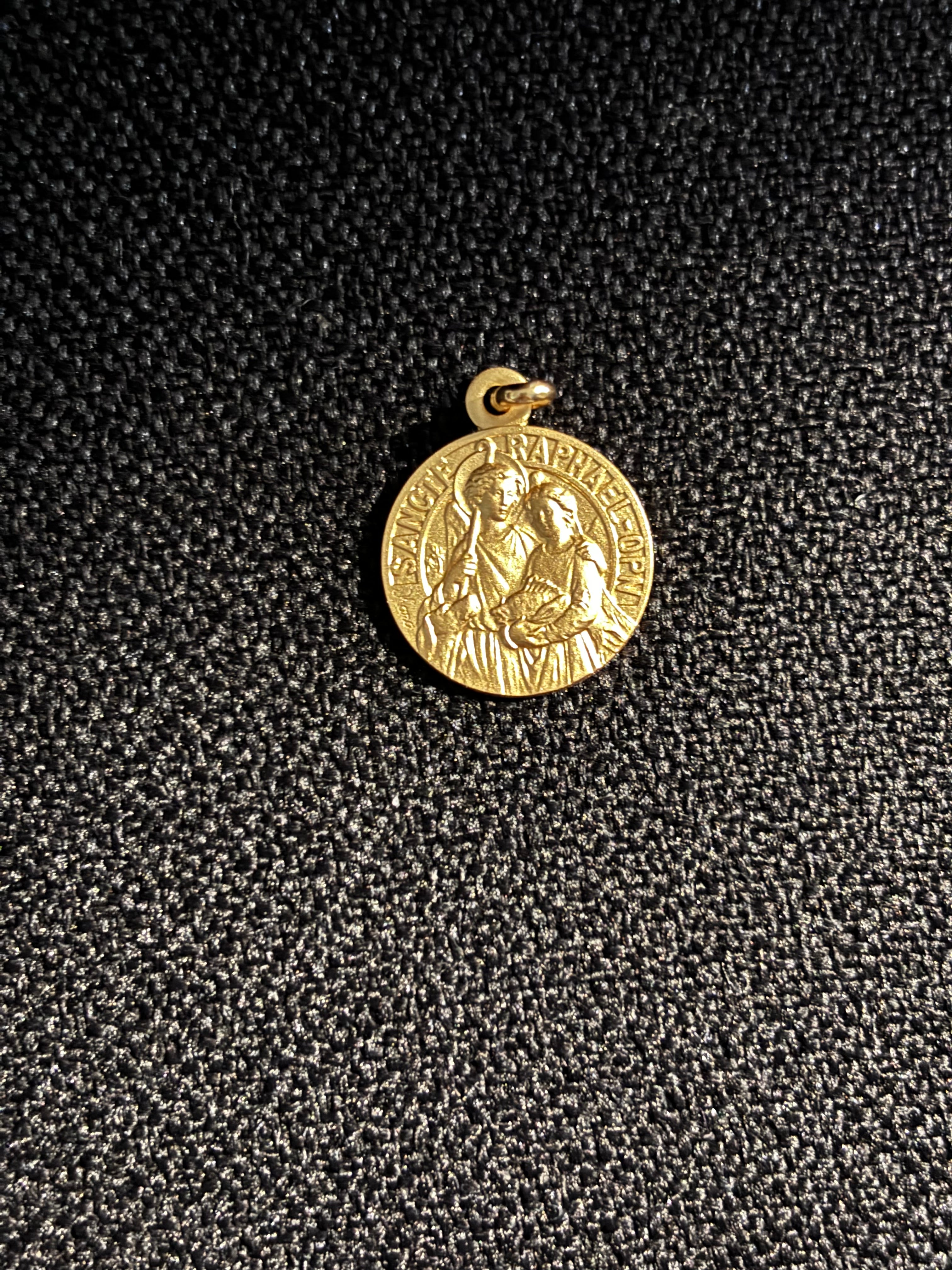 Médaille Plaqué or - Saint Raphaël