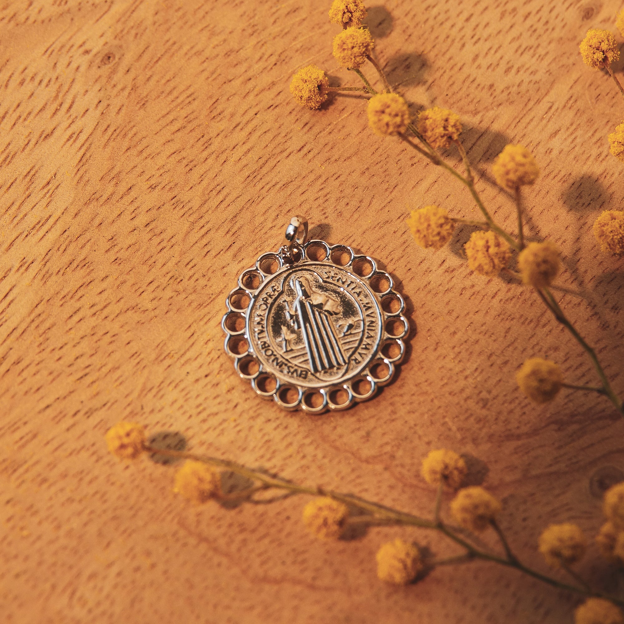 Médaille Saint Benoit en argent