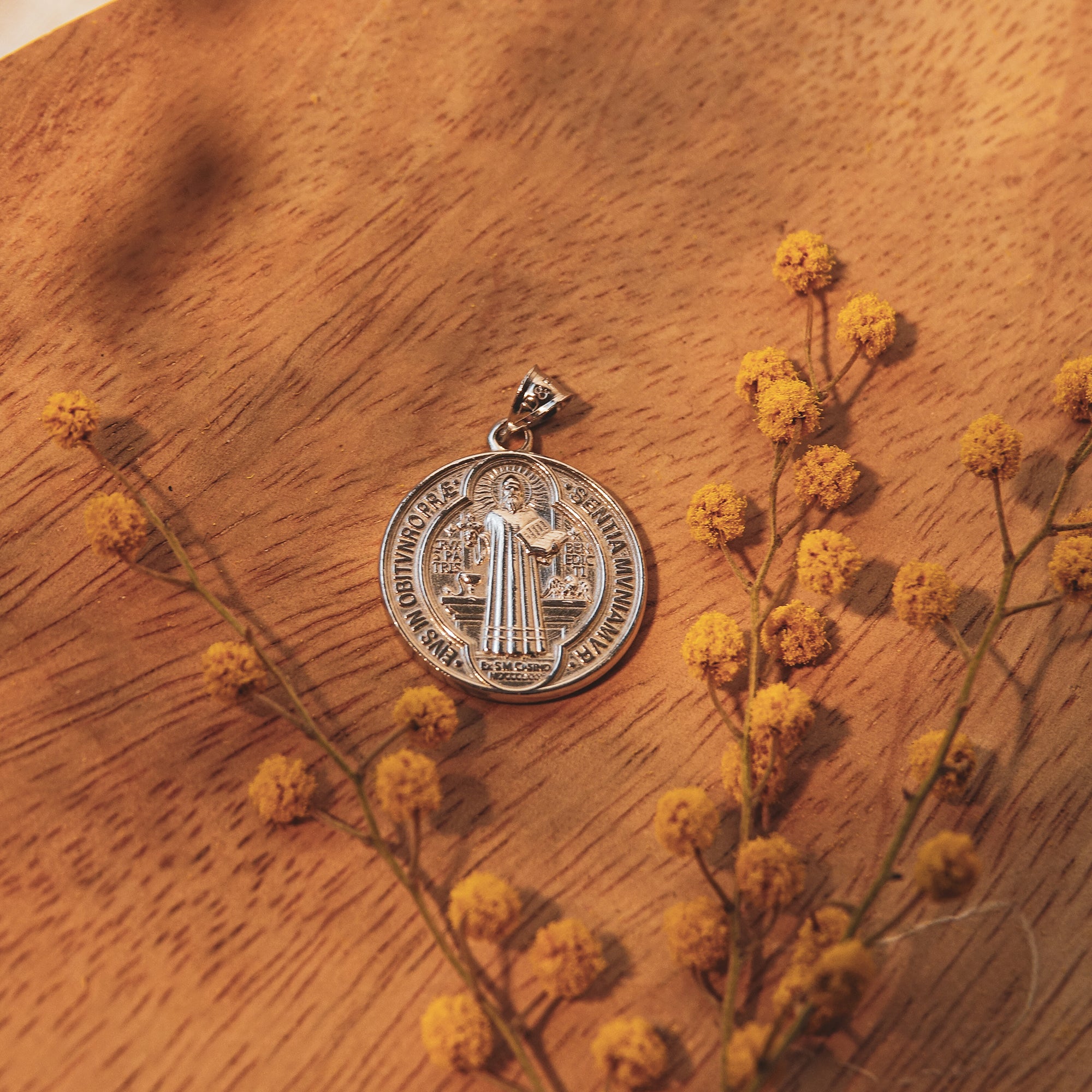 Médaille Saint Benoit en argent