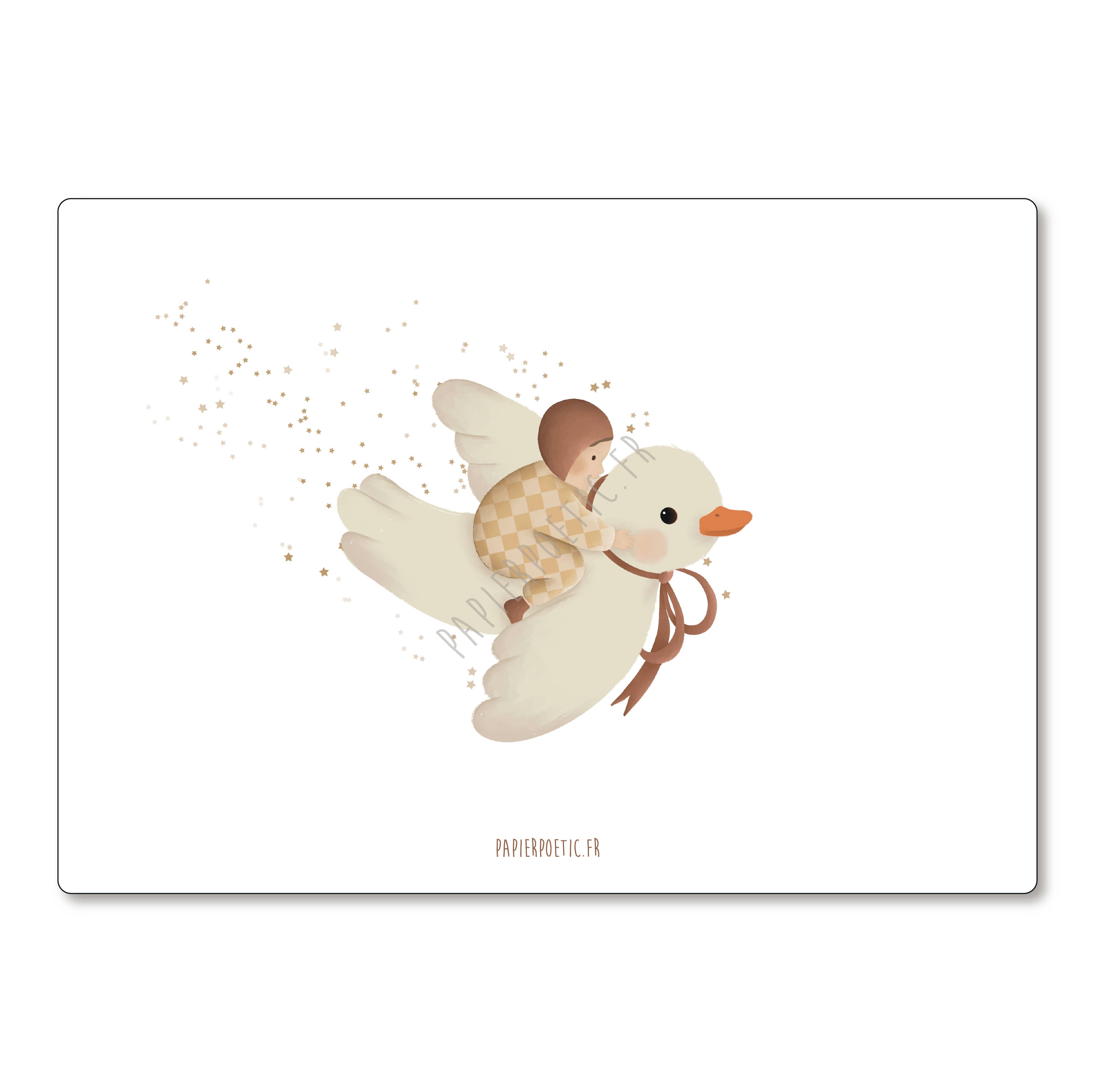 Carte Postale / Card "Le canard et l'enfant"