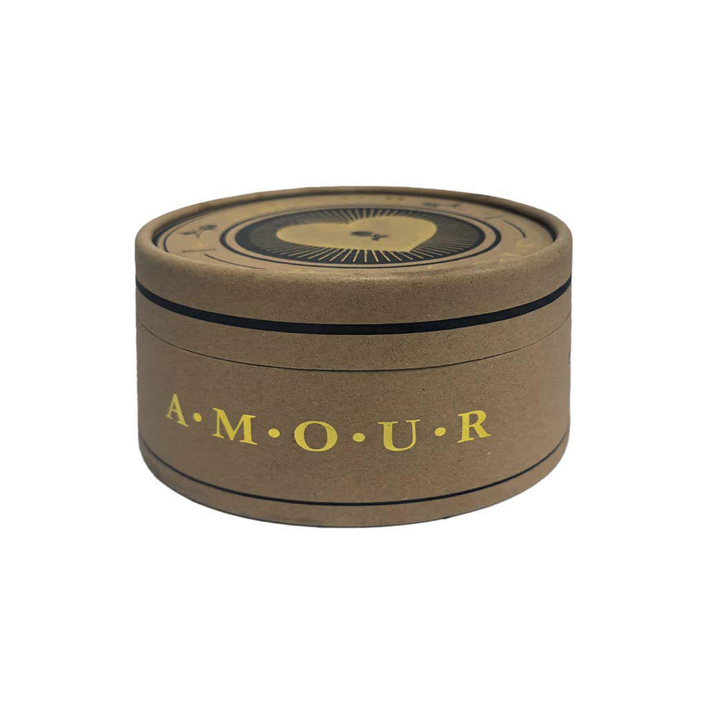 Coffret de 4 bougies amour D4,5 H5cm