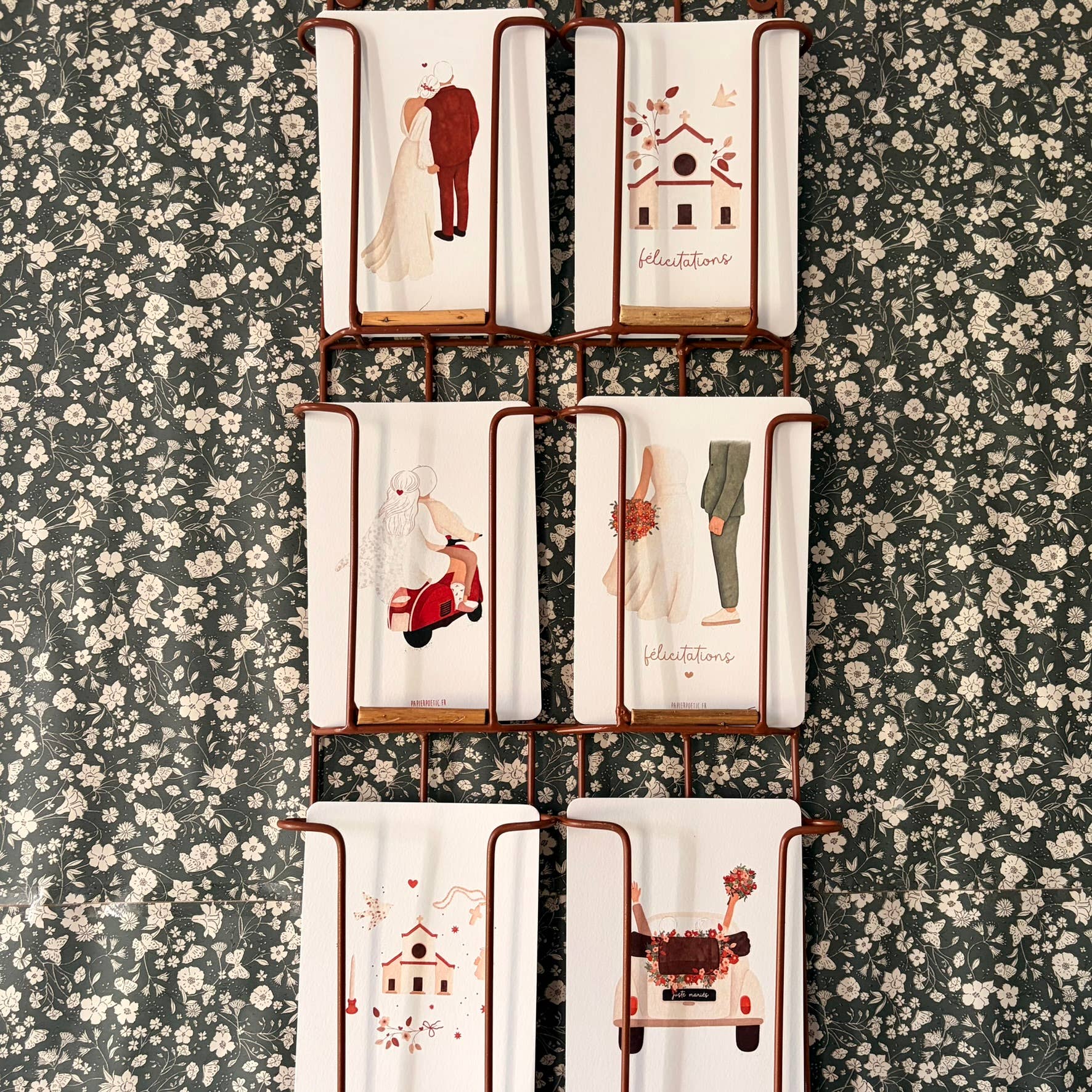 Carte Postale / Card "Félicitations église"