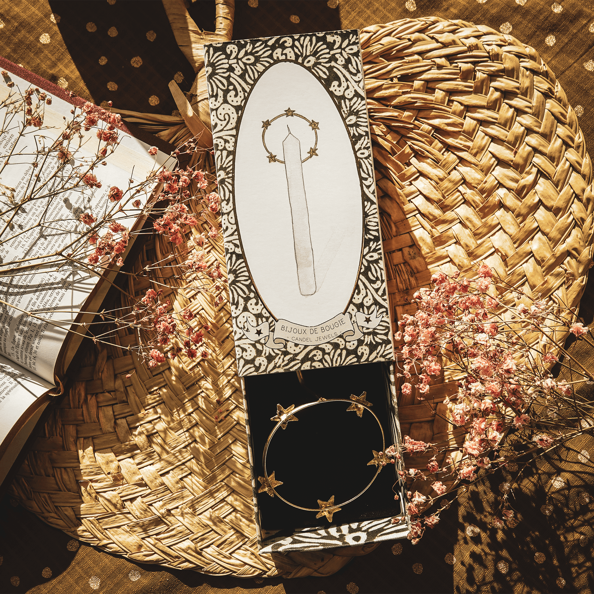 Bijoux de bougie - Couronne d'étoile