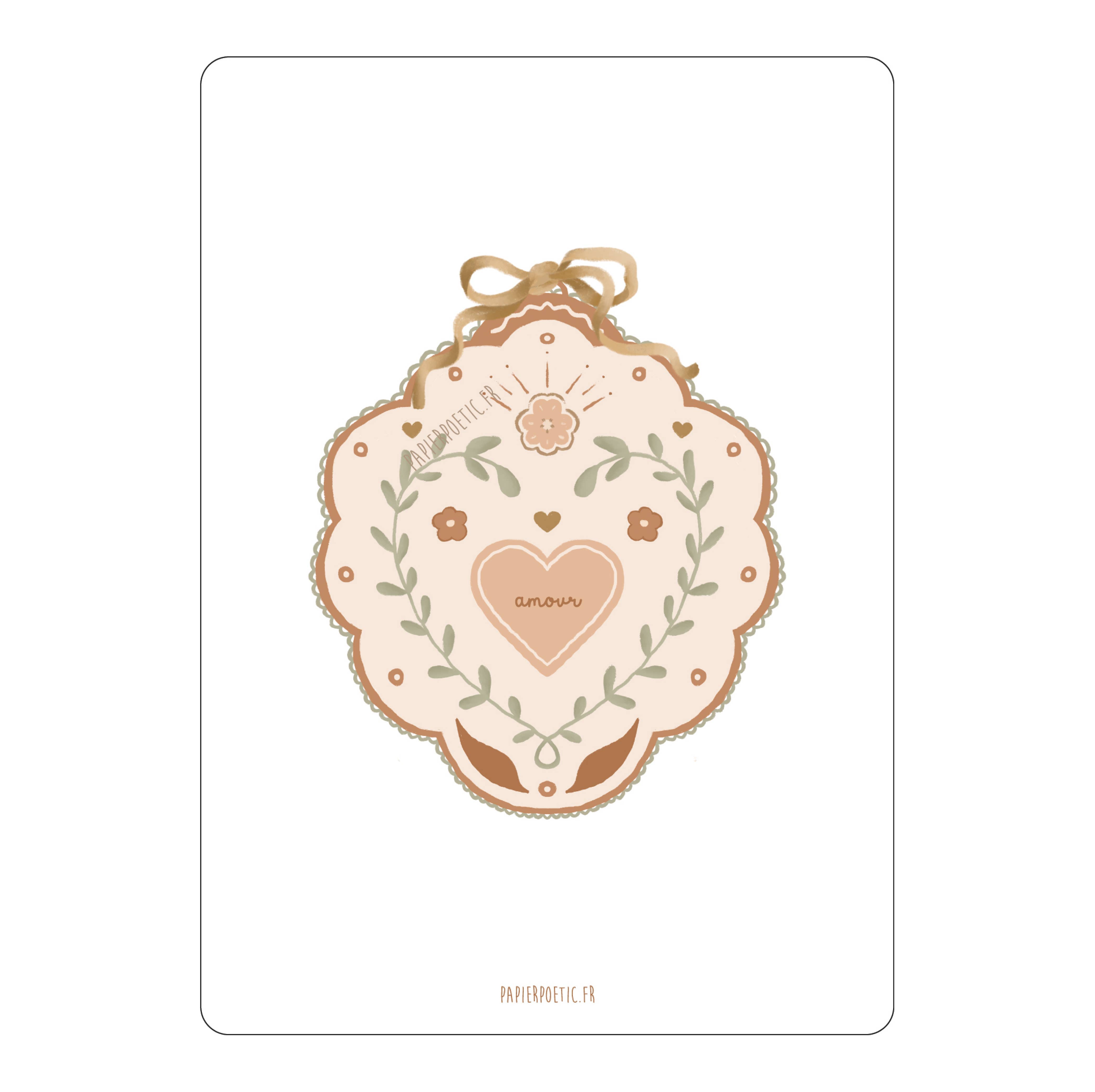 Carte Postale / Card "Amour"