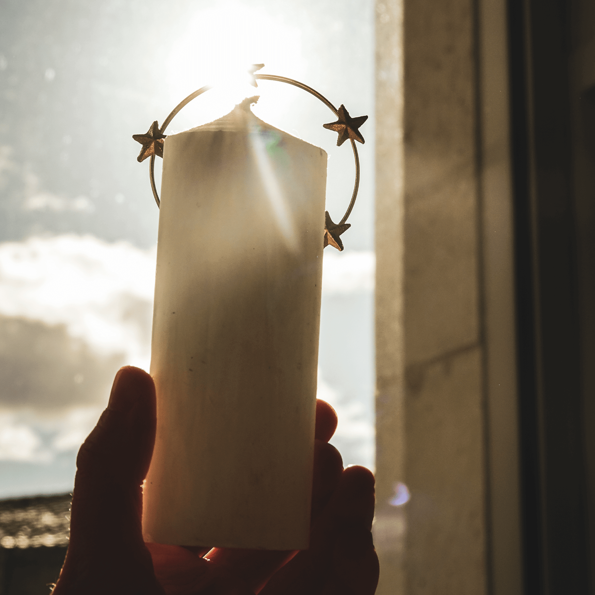 Bijoux de bougie - Couronne d'étoile