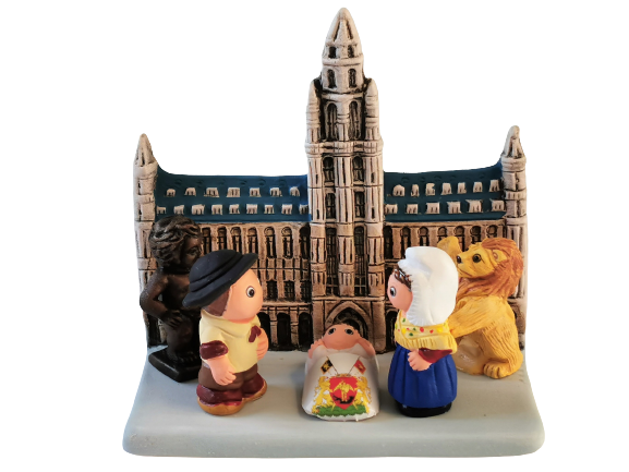 Crèche du Monde - Belgique. Collection Boutique de Fourvière : Crèches artisanales en céramique peinte à la main du Pérou, certifiées Fair Trade. Objets de décoration de Noël.