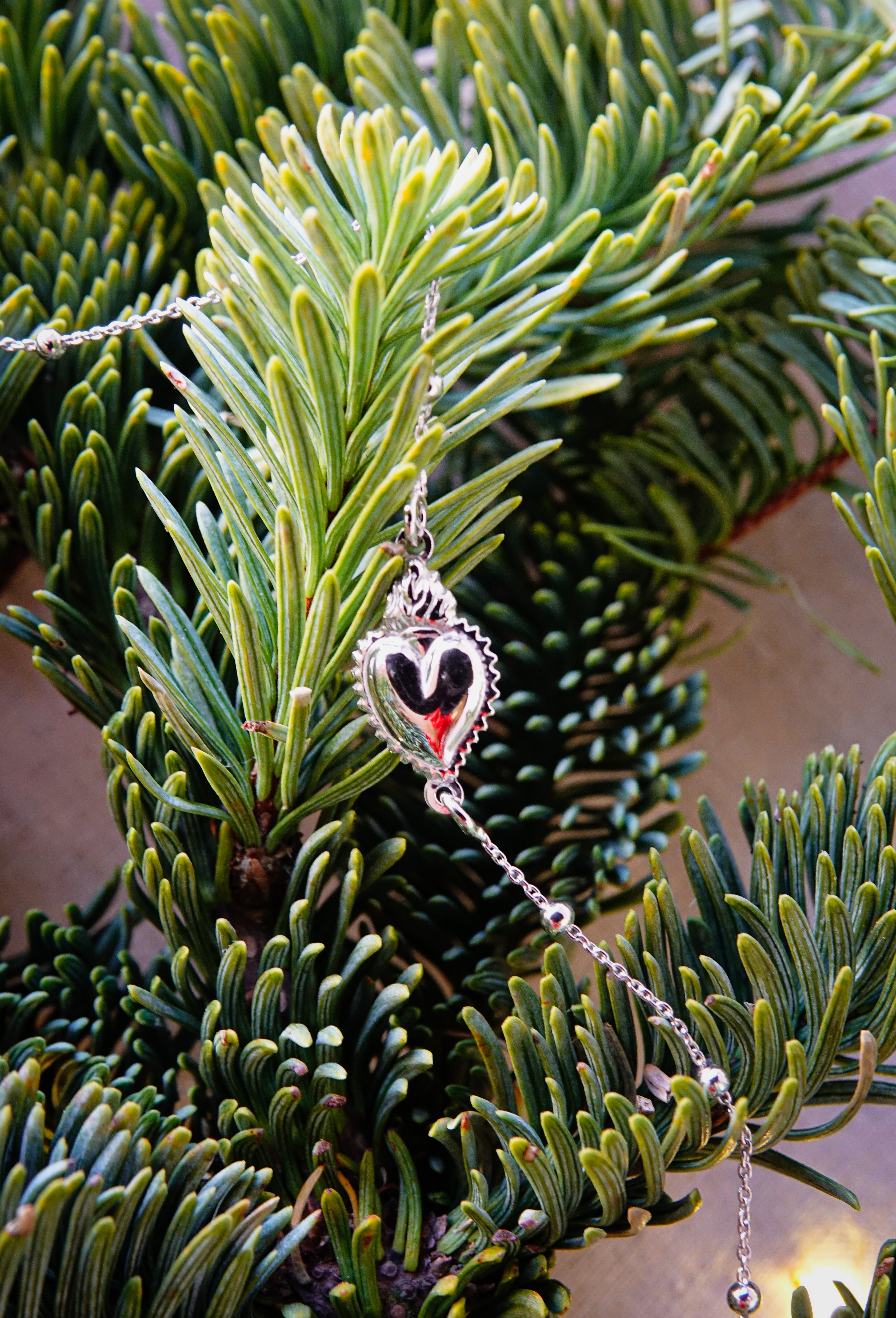 Bracelet en argent Coeur ex-voto