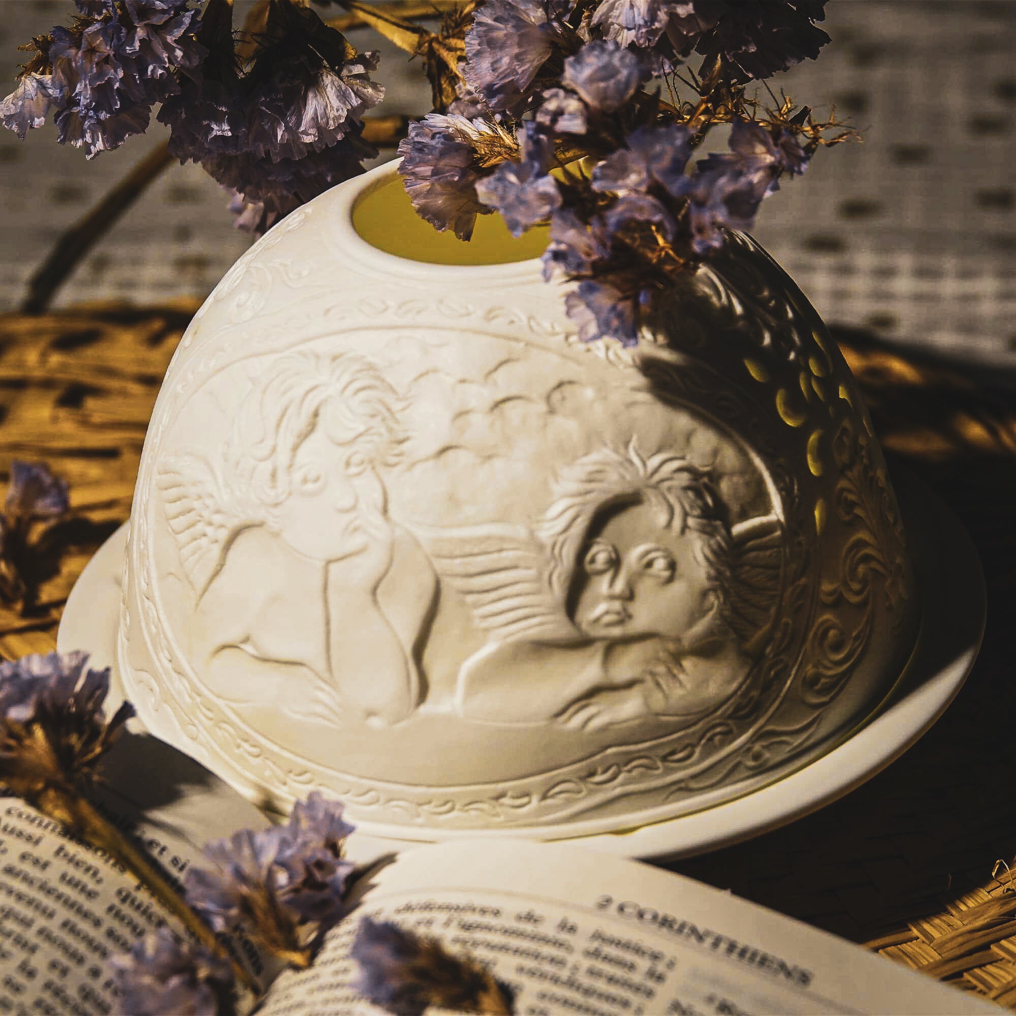 Photophore de la nativité - Chérubins