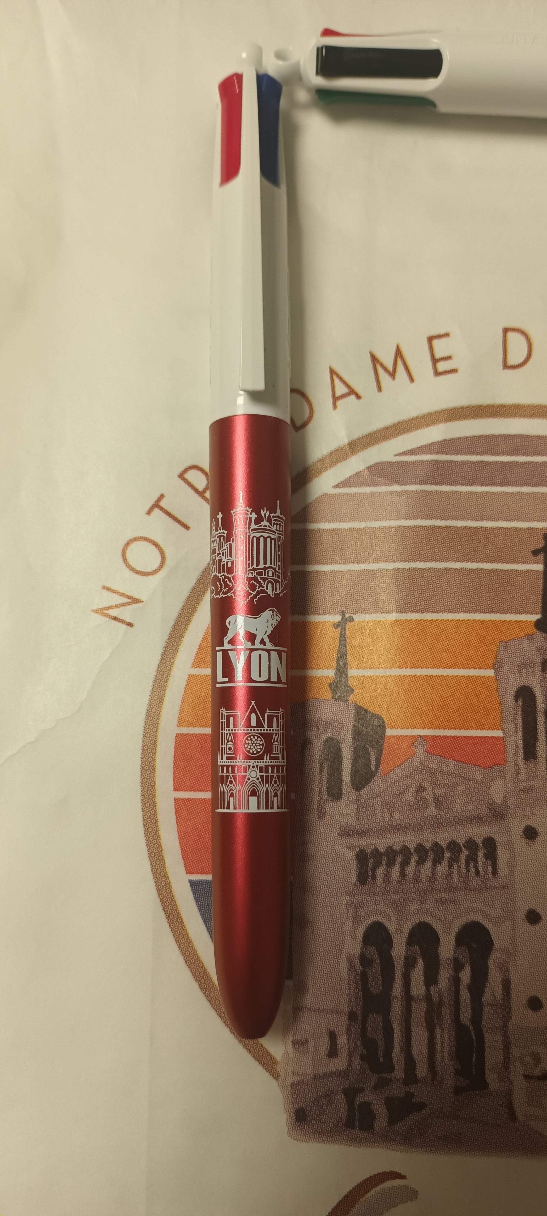 Stylo Fourvière 4 couleurs Fourvière/Lion/St Jean