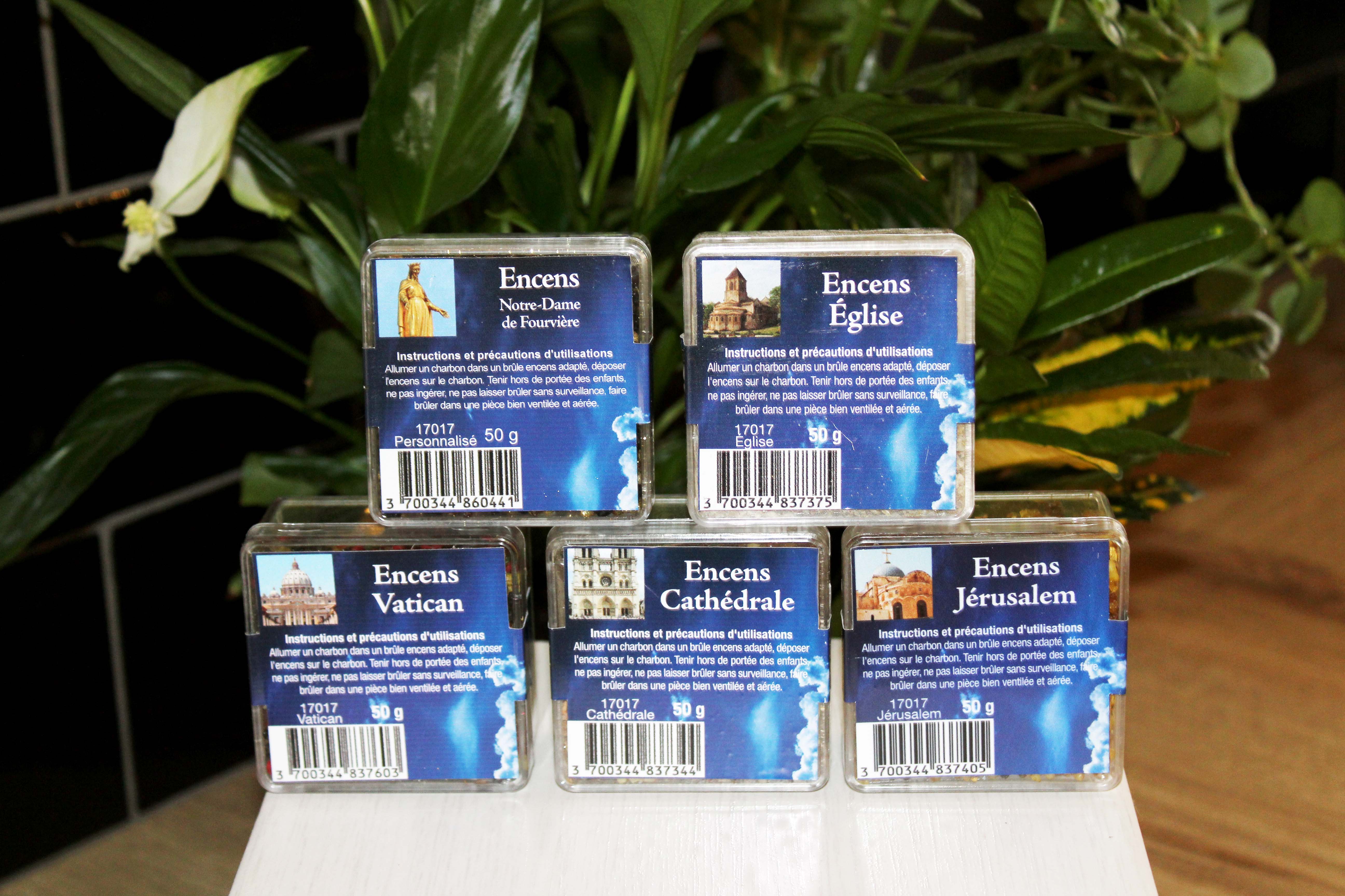 Encens en grains en boite de 50gr