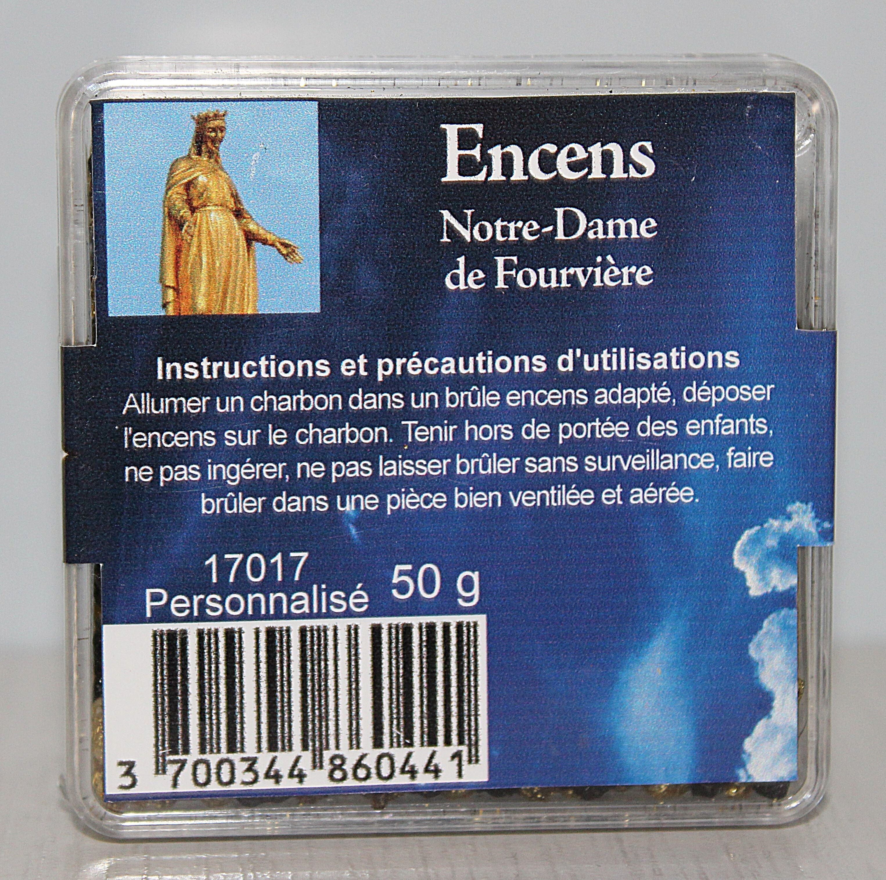 Encens en grains en boite de 50gr