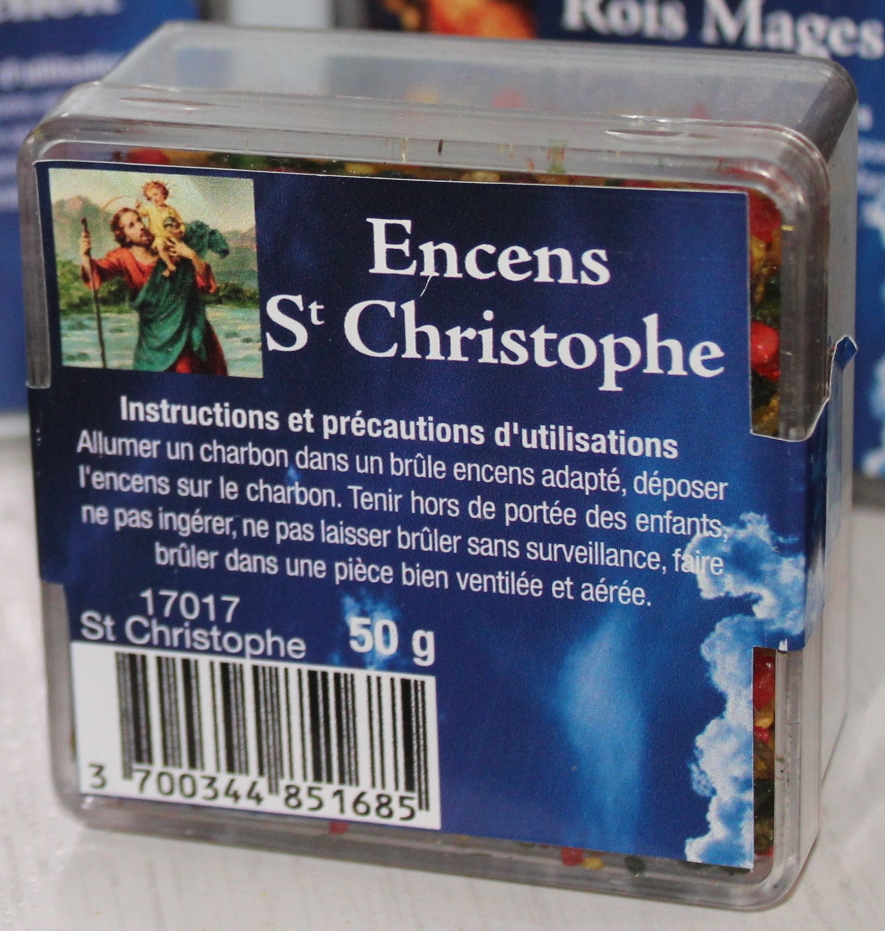 Encens en grains en boite de 50gr