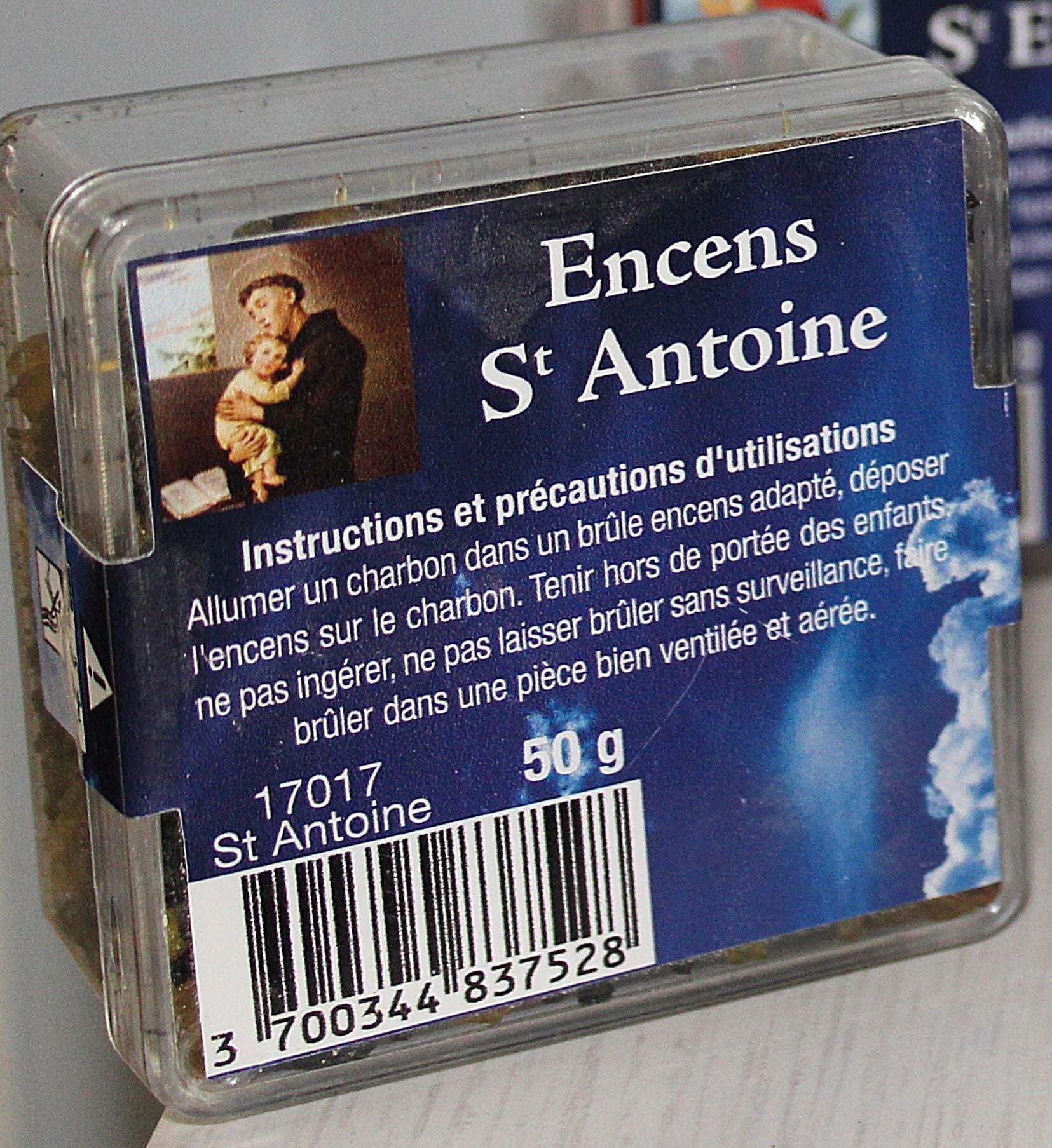 Encens en grains en boite de 50gr