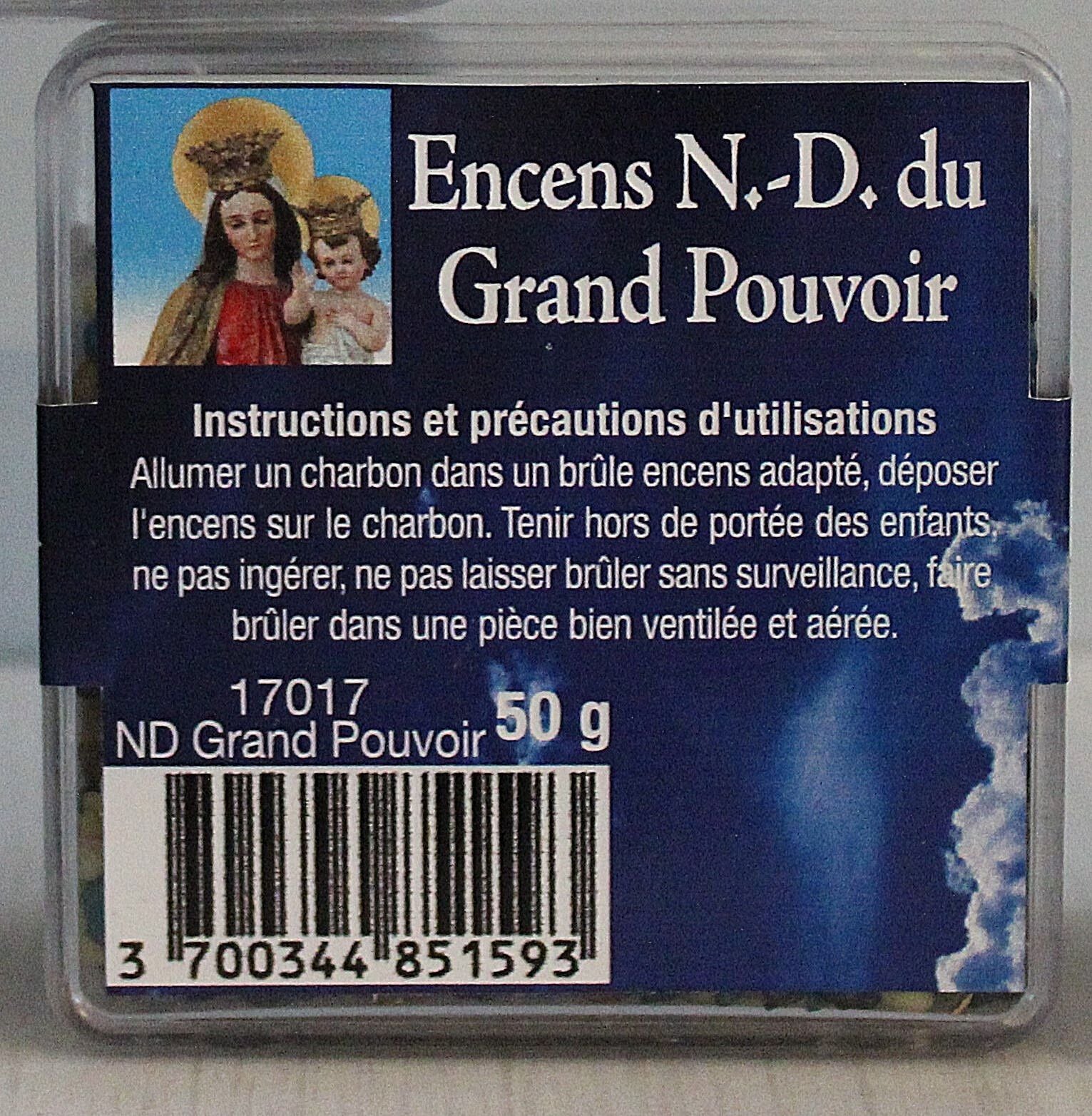 Encens en grains en boite de 50gr