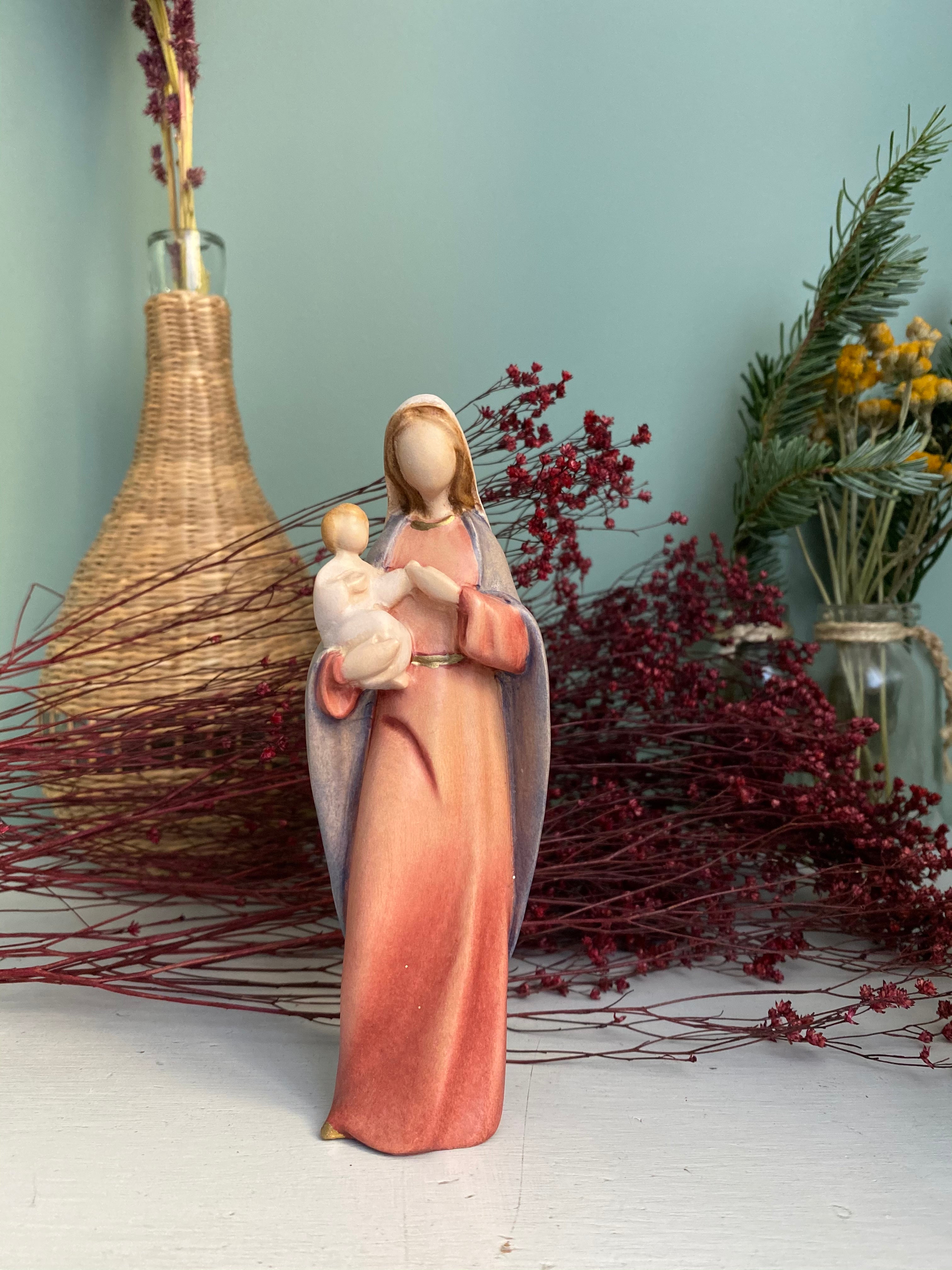 Statuette Vierge à l'enfant