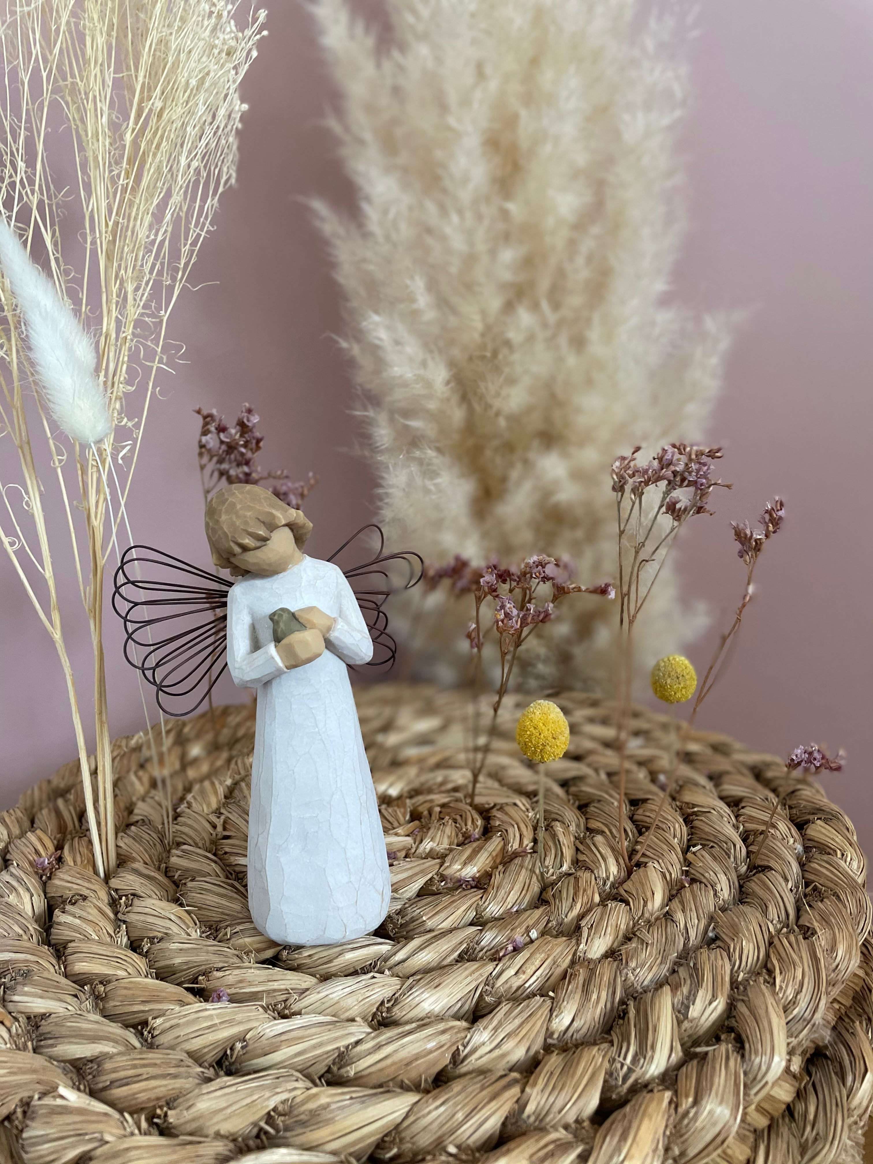 Statuette Willow Tree " Angel of healing" Ange gardien