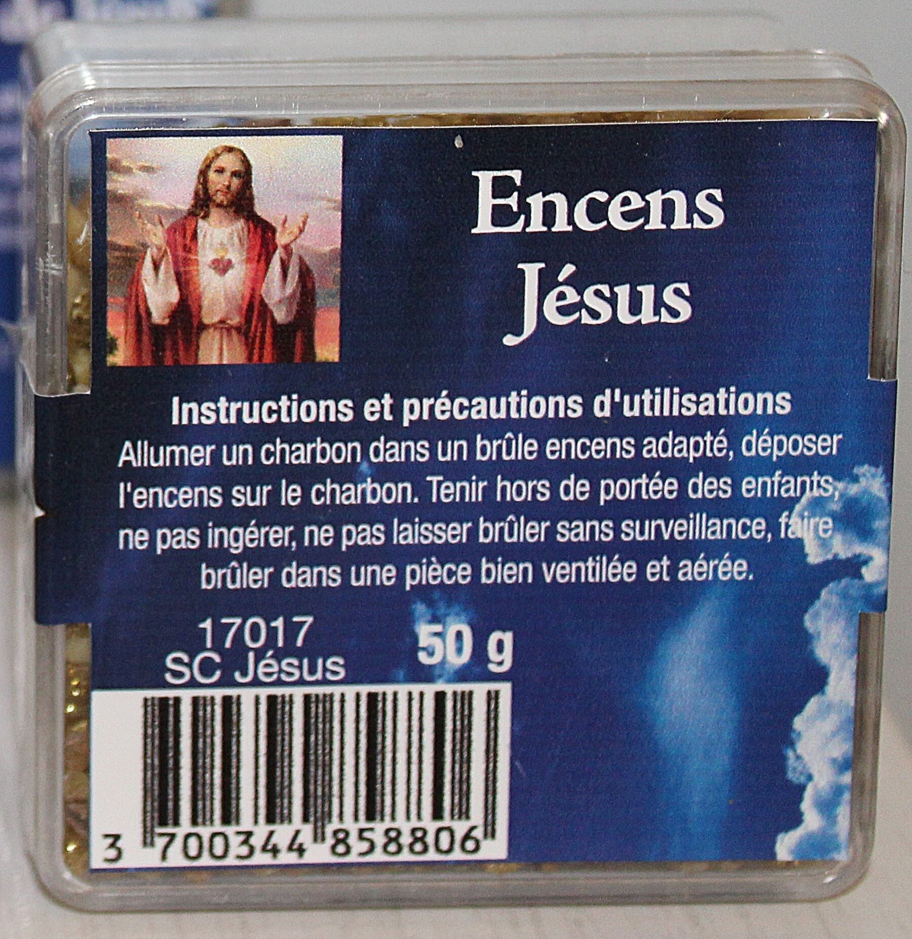 Encens en grains en boite de 50gr