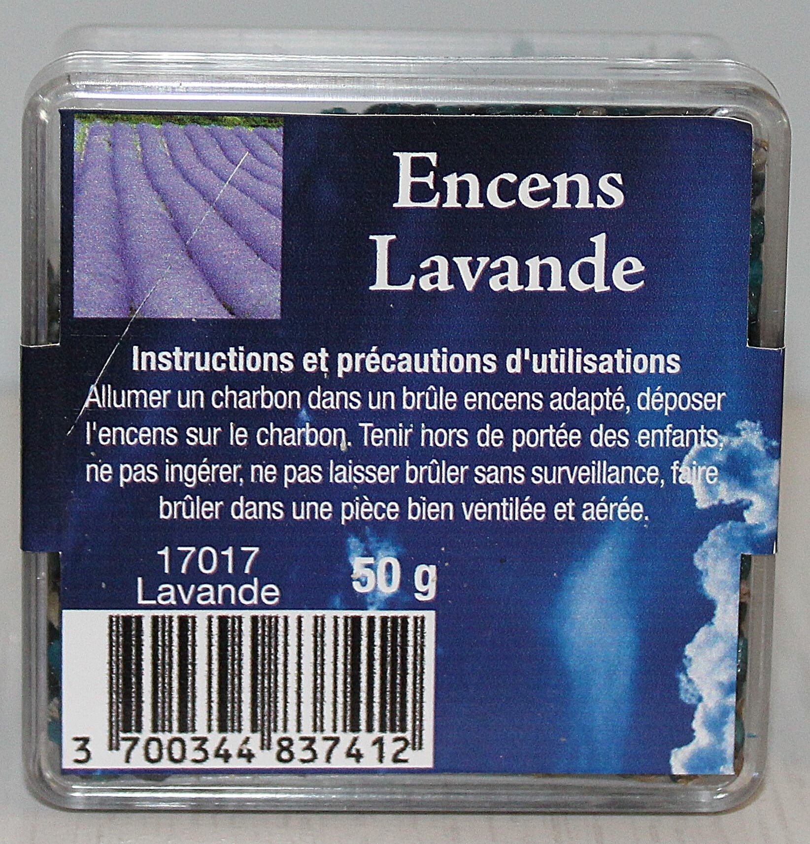 Encens en grains en boite de 50gr