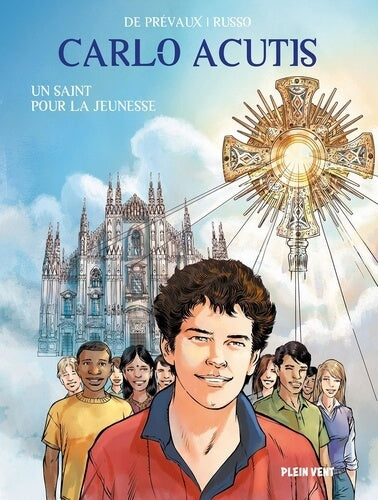 Livre Carlo Acutis - Un saint pour la jeunesse. Vie et témoignage de Carlo Acutis, béatifié par le pape François en 2020.