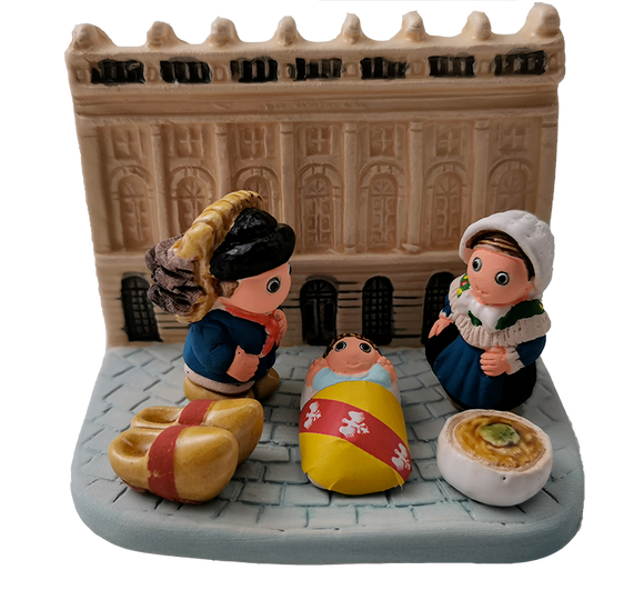 Crèche du Monde - Lorraine. Collection Boutique de Fourvière : Crèches artisanales en céramique peinte à la main du Pérou, certifiées Fair Trade. Objets de décoration de Noël.