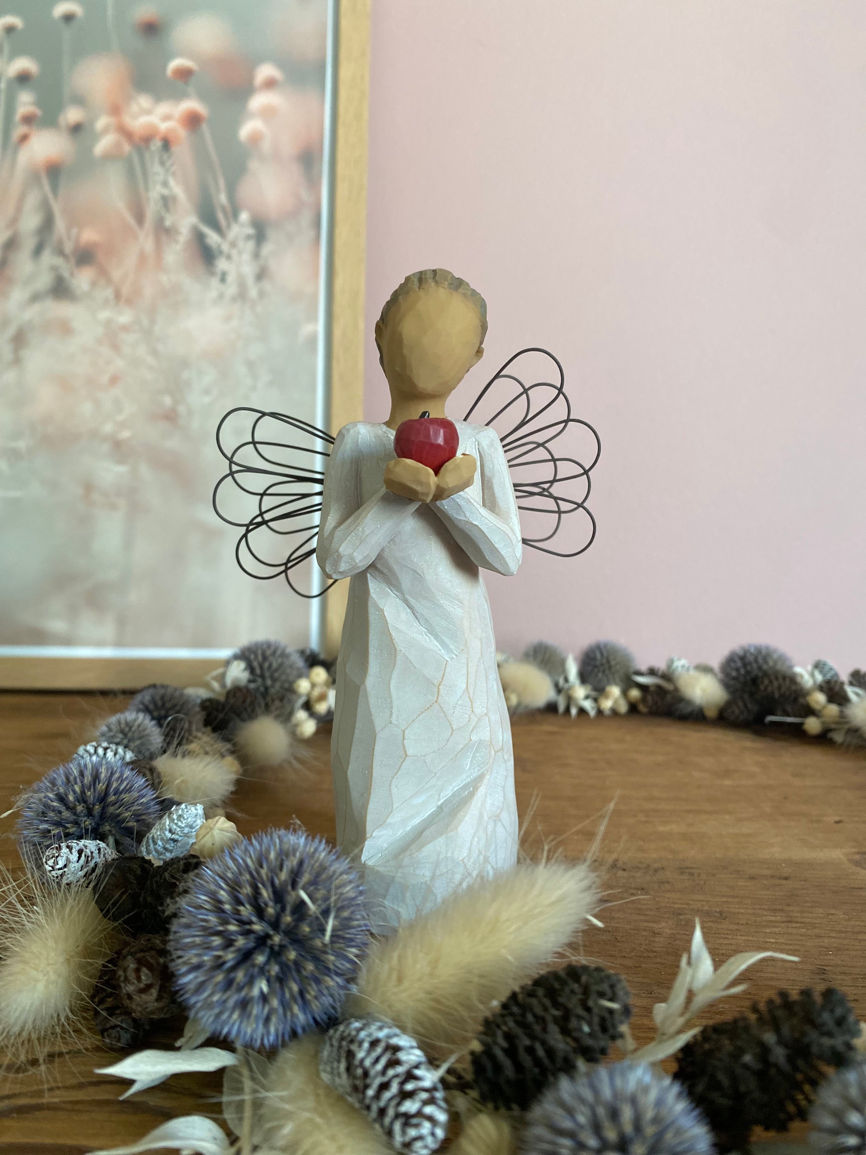 "Figurine Willow Tree - Tu es le meilleur ! - Merci de faire la différence. Création de Susan Lordi en résine, peinte à la main. Expression d'appréciation et de gratitude. Objet de décoration."