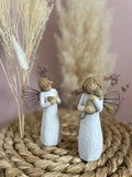 Statuette Willow Tree With Affection, ange gardien avec chaton, tendresse, amour, figurine décorative