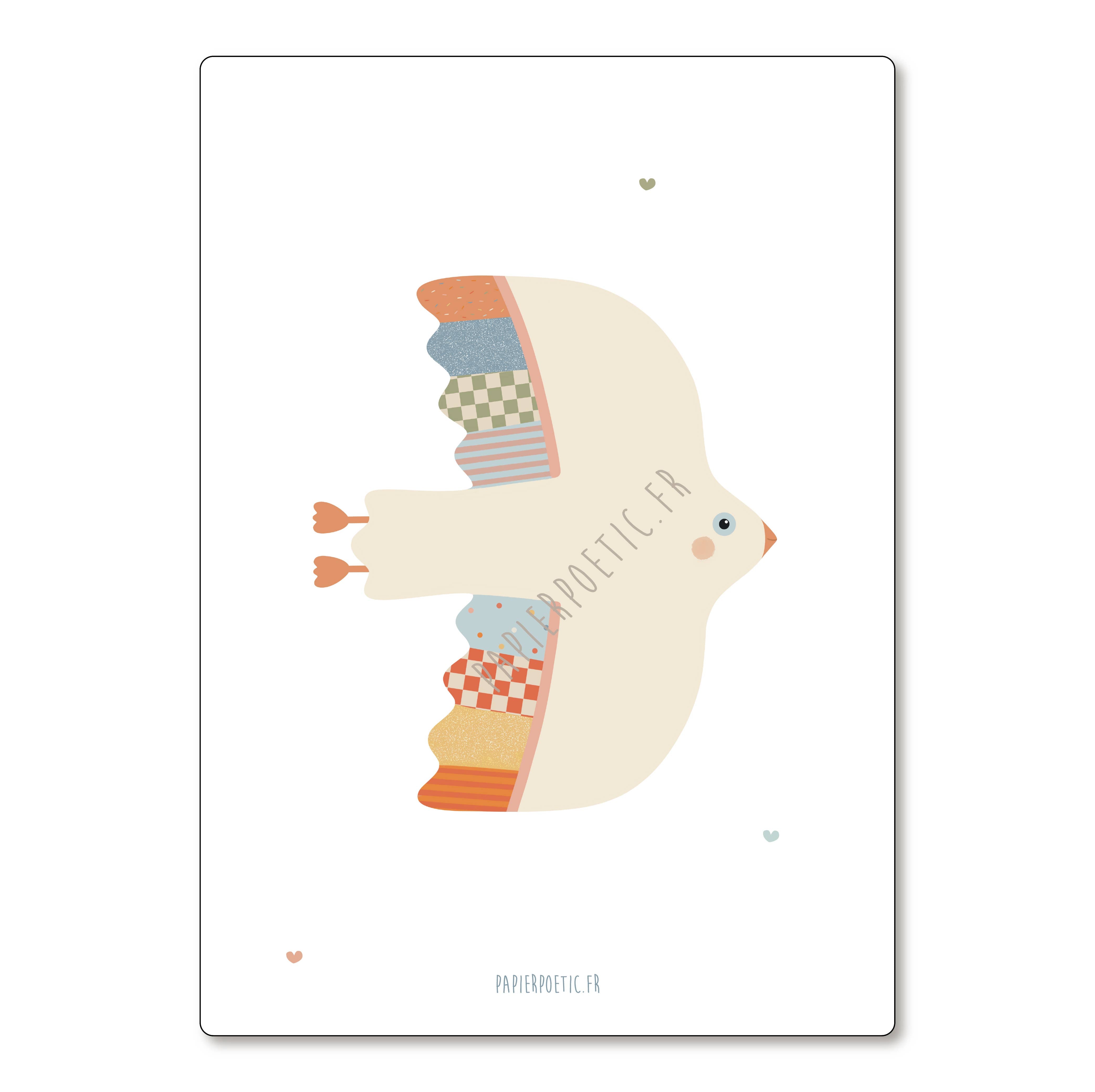 Carte/Card "Mouette sunny"