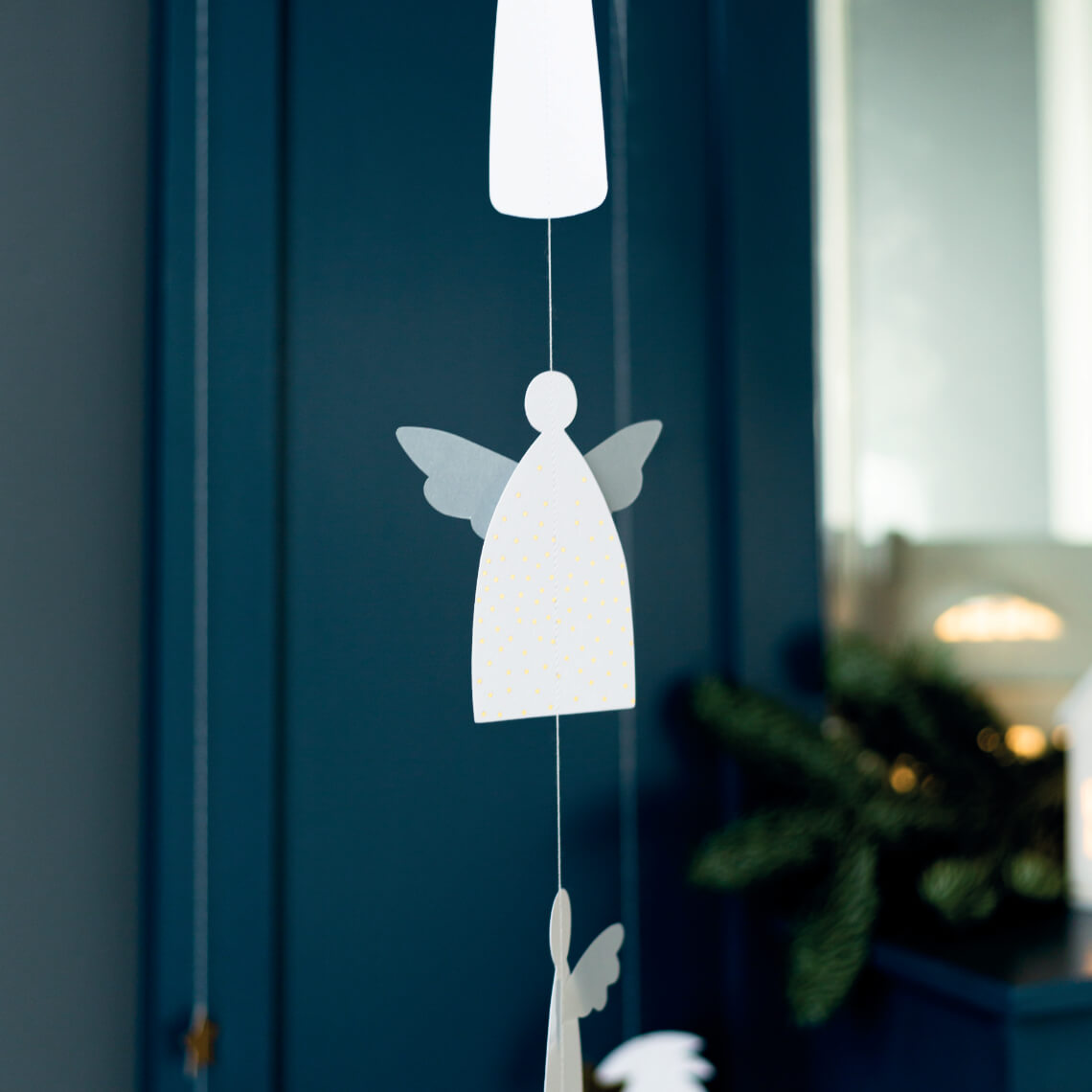 Guirlande de Noël en papier  - Anges- RADER