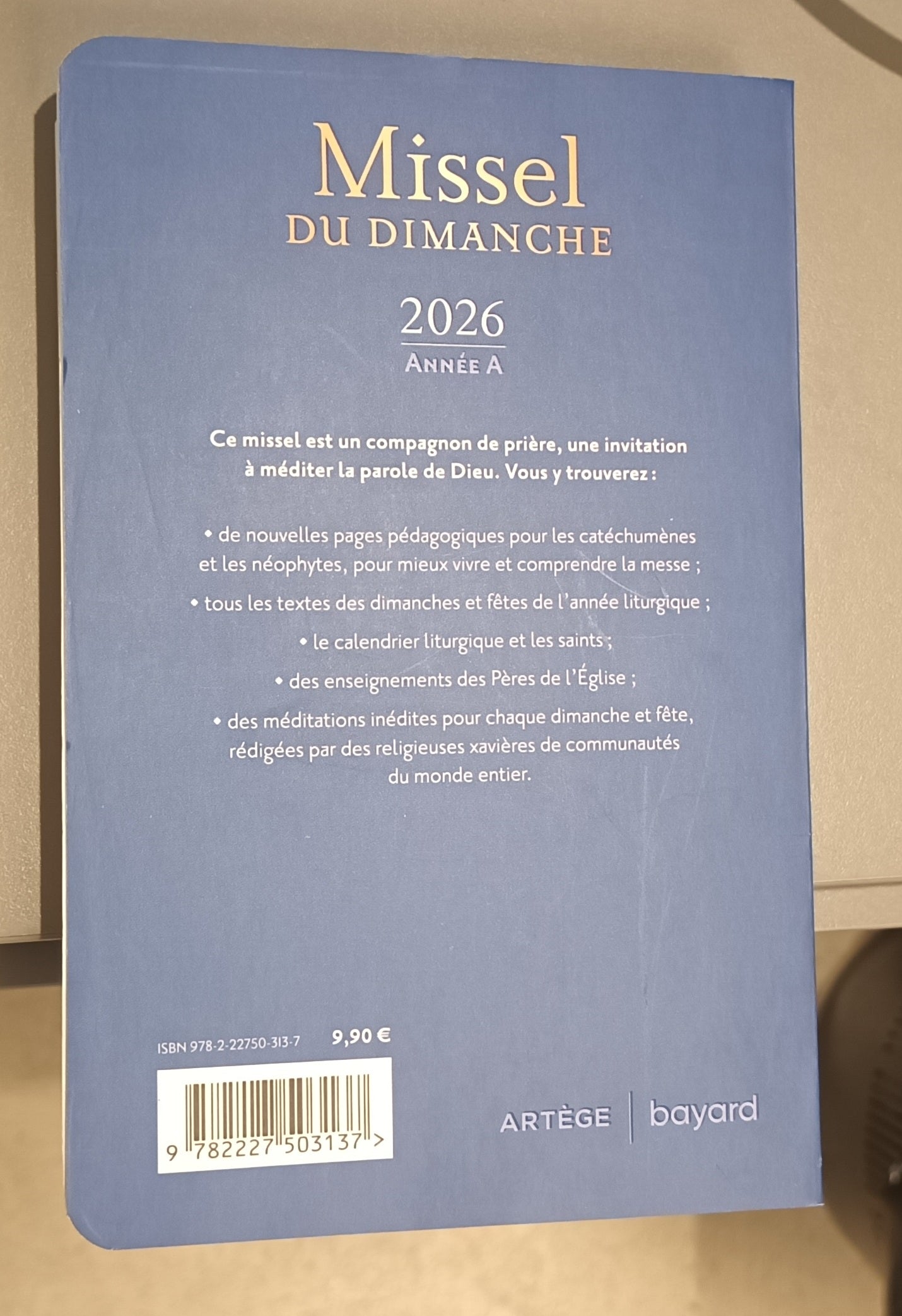 Missel du Dimanche 2026