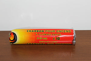 Rouleau de 10 pastilles de charbon pour encens