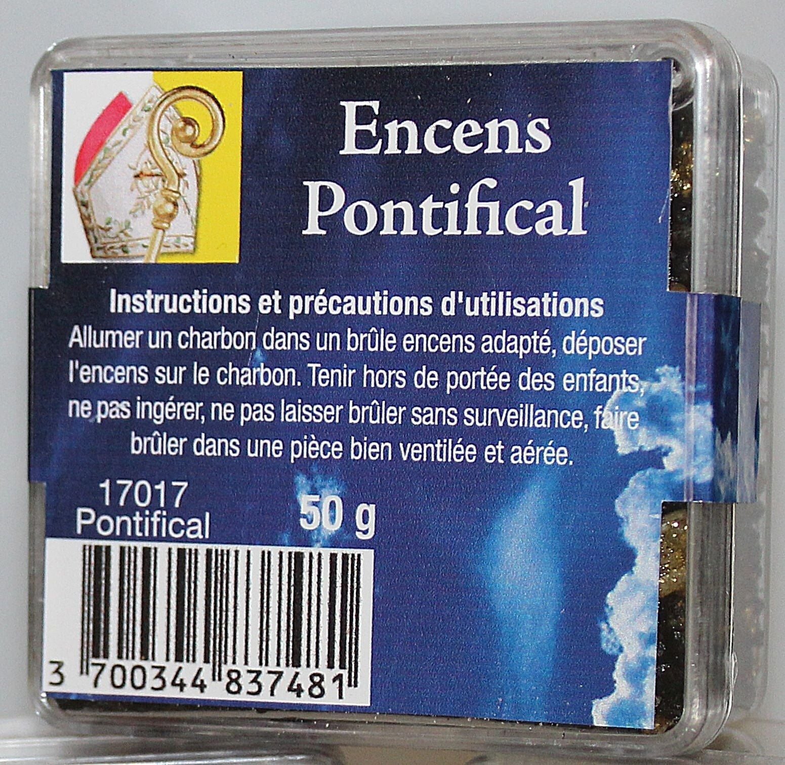 Encens en grains 50 g Pontifical